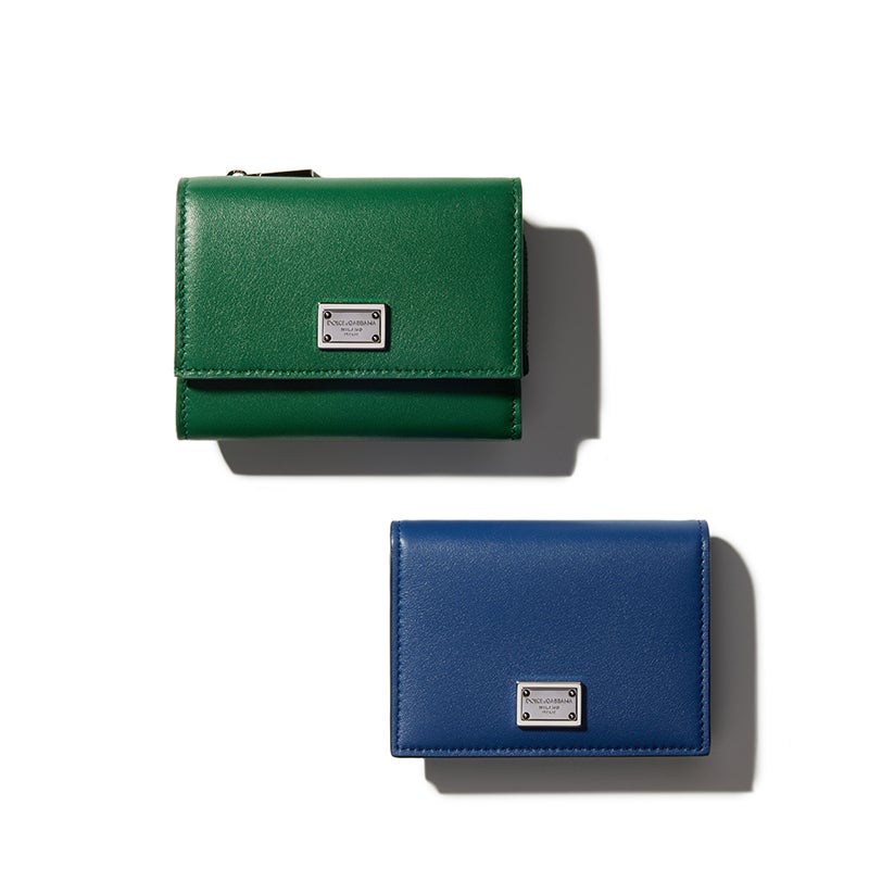 ドルチェ＆ガッバーナのメンズ財布　日本限定色のグリーンとブルーの商品画像