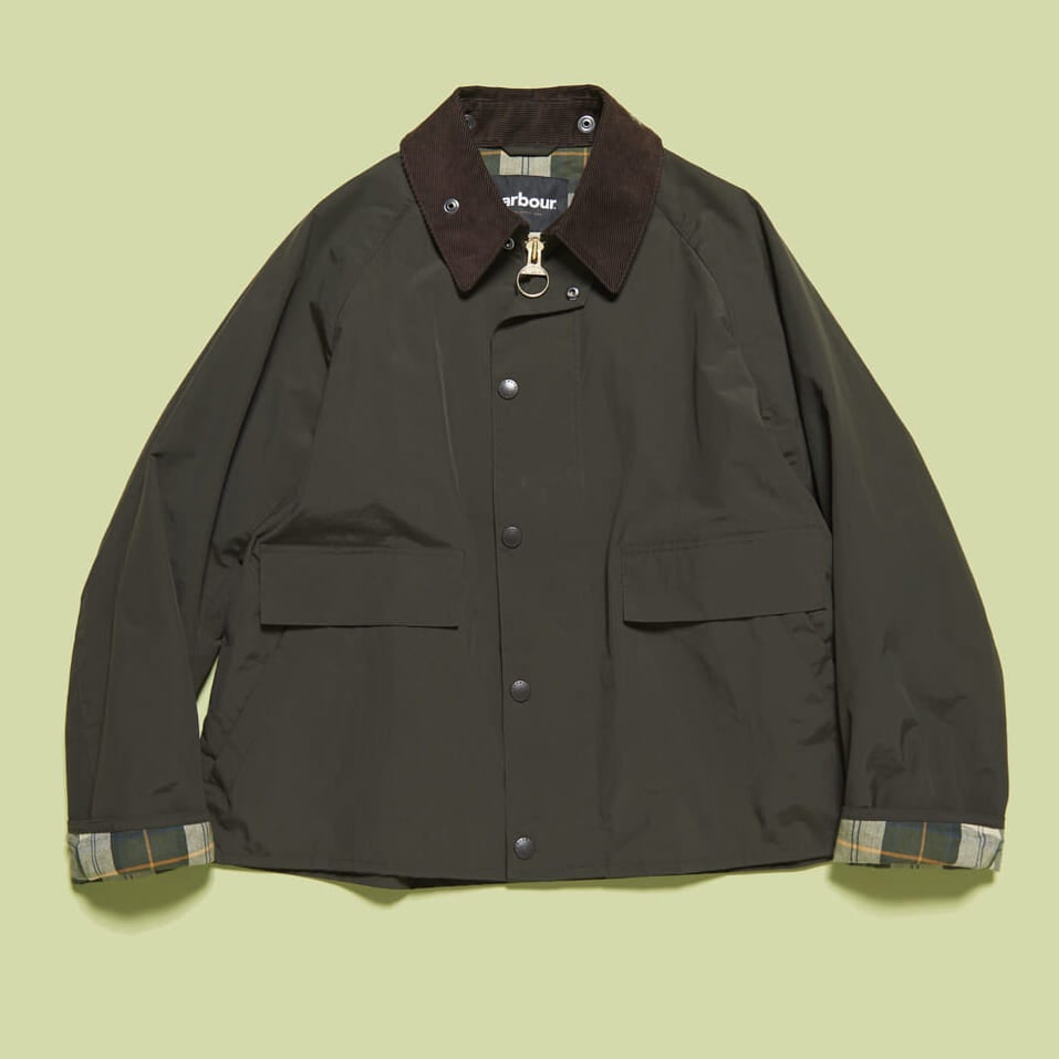 Barbour × FREAK'S STOREの別注ブルゾン　オリーブ　バブアー　フリークスストア