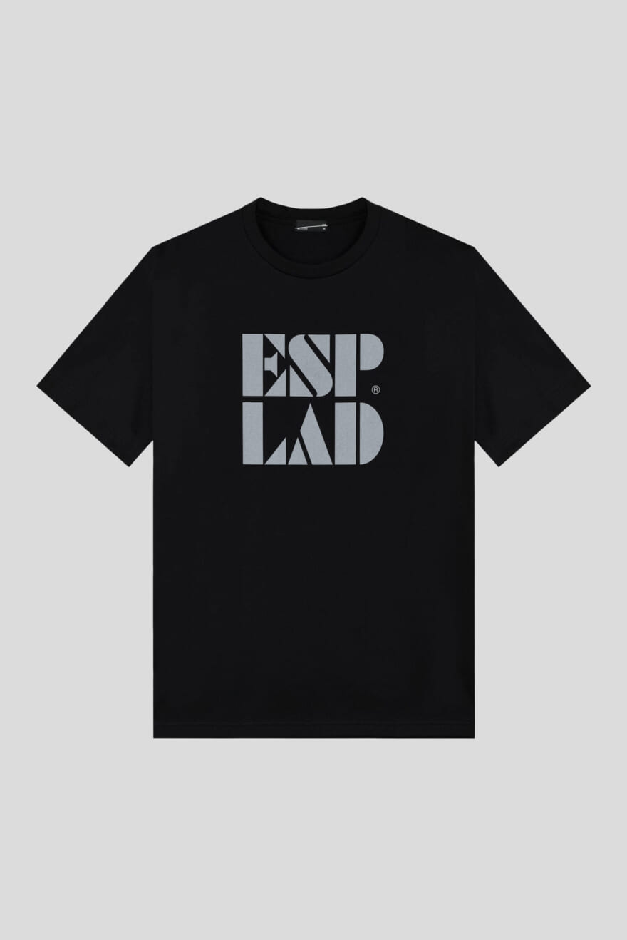 ESP LAD MUSICIAN　ラッドミュージシャン コラボ　　ブラック　Tシャツ　表面プリント