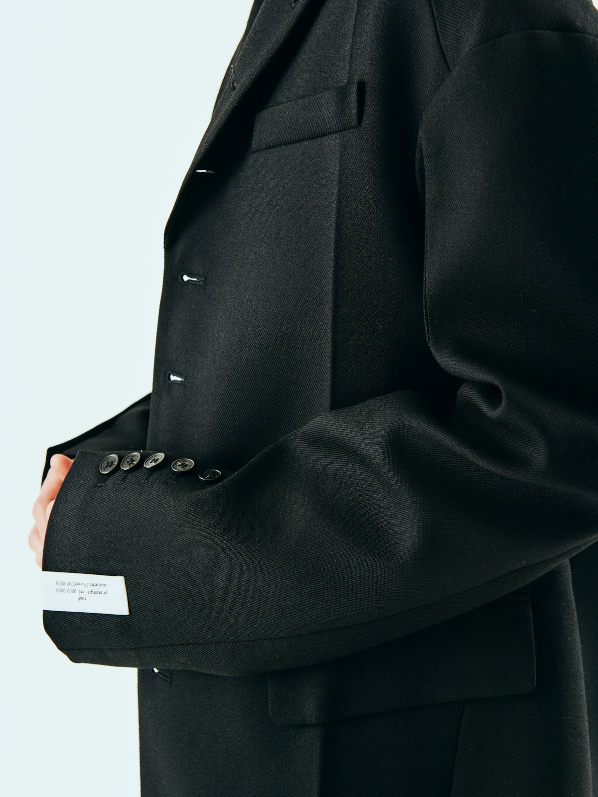 「H&M(エイチアンドエム)」と「rokh(ロク)」のコラボ　rokh H&M ボタンディテール ウールブレザー　着用　サイズ感　袖のディテール