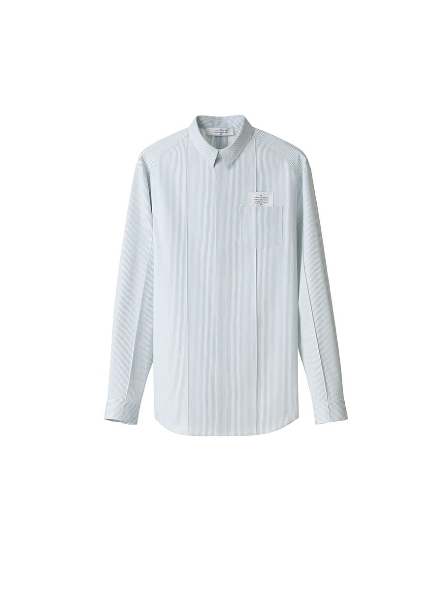 H&M エイチアンドエム 韓国人デザイナーによる新進ブランド「rokh」 2024 年春のコレクション コラボレーション メンズ　ホワイト　シャツ
