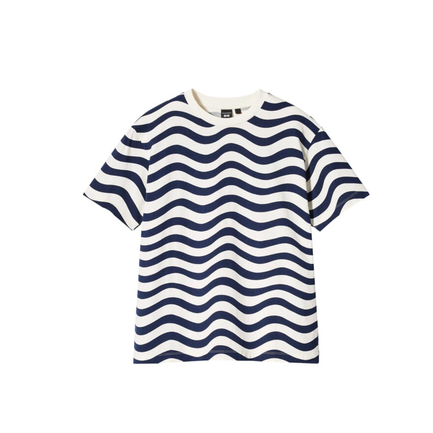 UNIQLO x Marimekko（ユニクロ x マリメッコ）　Tシャツ　ブルー