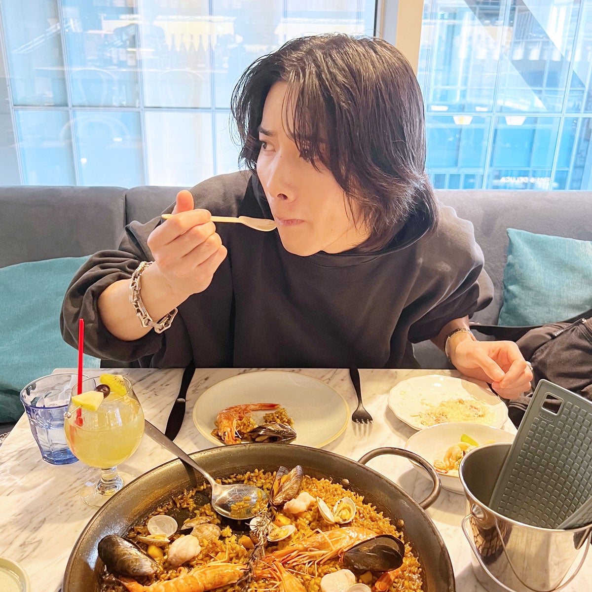 渋谷のスペインレストラン チリンギート エスクリバ パエリア 実食