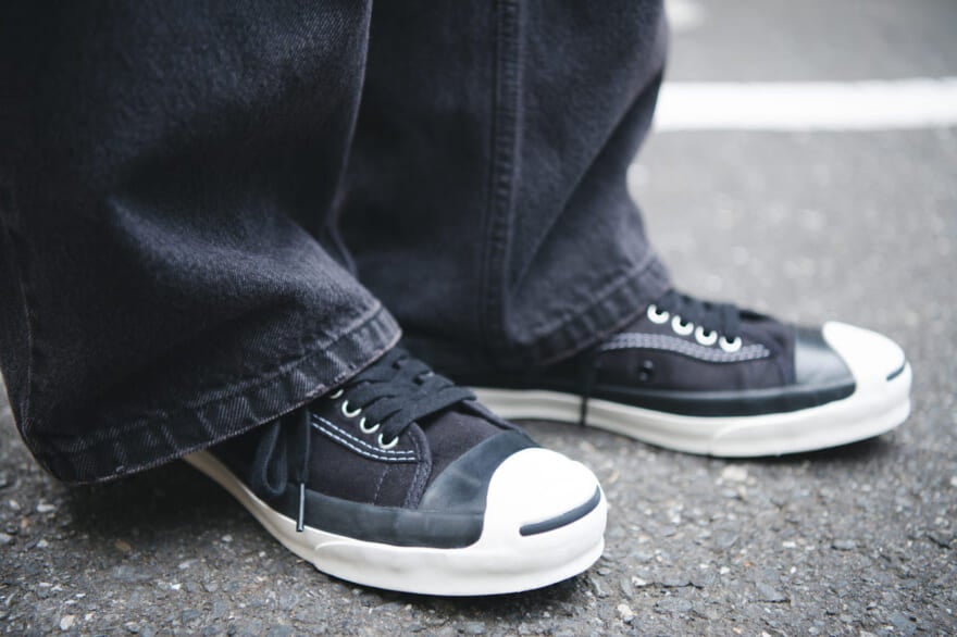 CONVERSE for BIOTOP EX JACK PURCELL RET RLY　田夛英照さん／アダム エ ロぺ プレス　サイド　アッパー