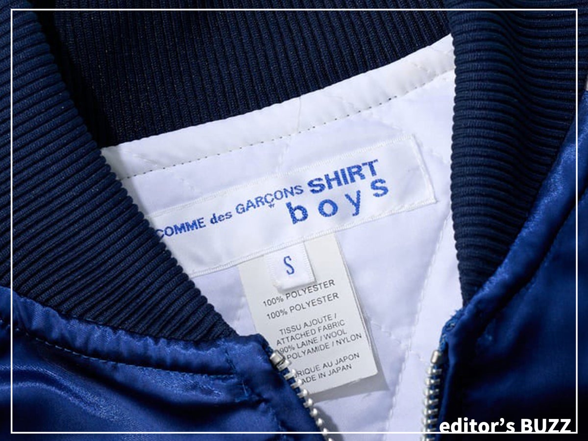 背中にある「ギャルソン」のとっておきのロゴが目印！　“少年”の頃から憧れていたスカジャンを着る春　[編集者の愛用私物 #65]