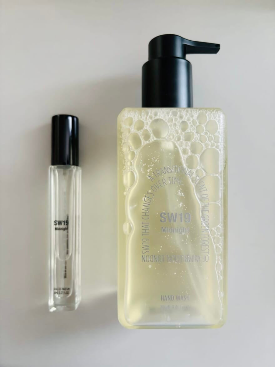 SW19 Midnight HAND WASH 280㎖とSW19 EAU DE PARFUM Midnight 8㎖