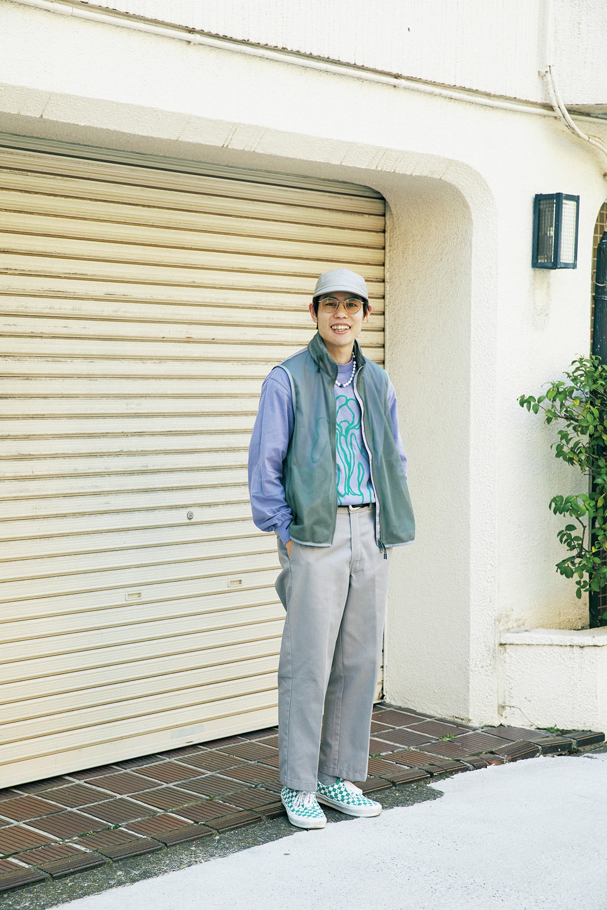 MARMOT CAPITAL マーモット キャピタル メッシュベスト コーデ1