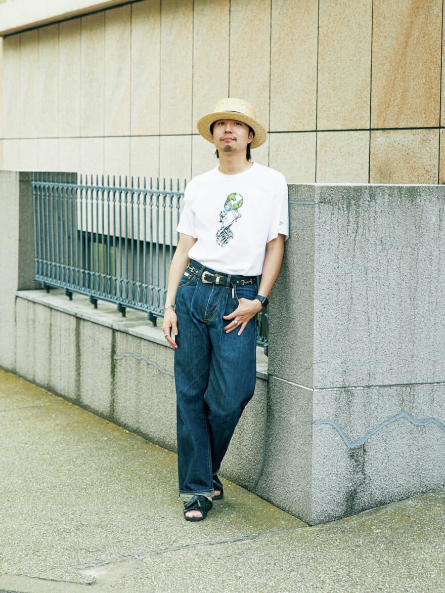 NOAH ノア Tシャツ 着回しコーデ2