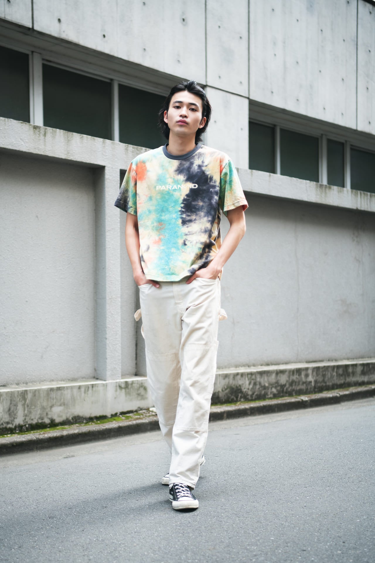 中田 圭祐] 「ディッキーズのペインターパンツとコンバースの