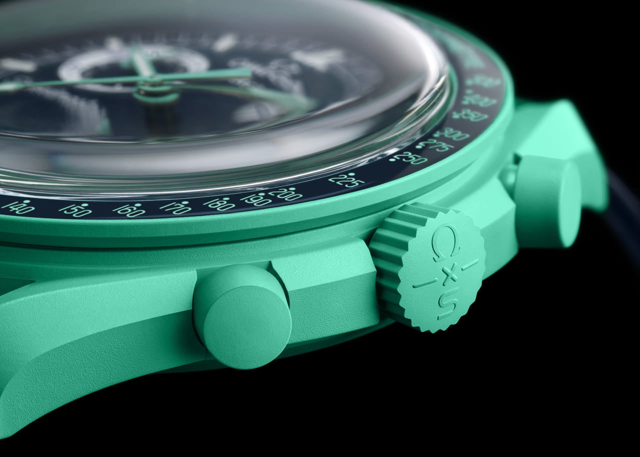 OMEGA オメガ コラボ Swatch スウォッチ 3種類の新しい Bioceramic MoonSwatch MISSION ON EARTHウォッチ グリーン