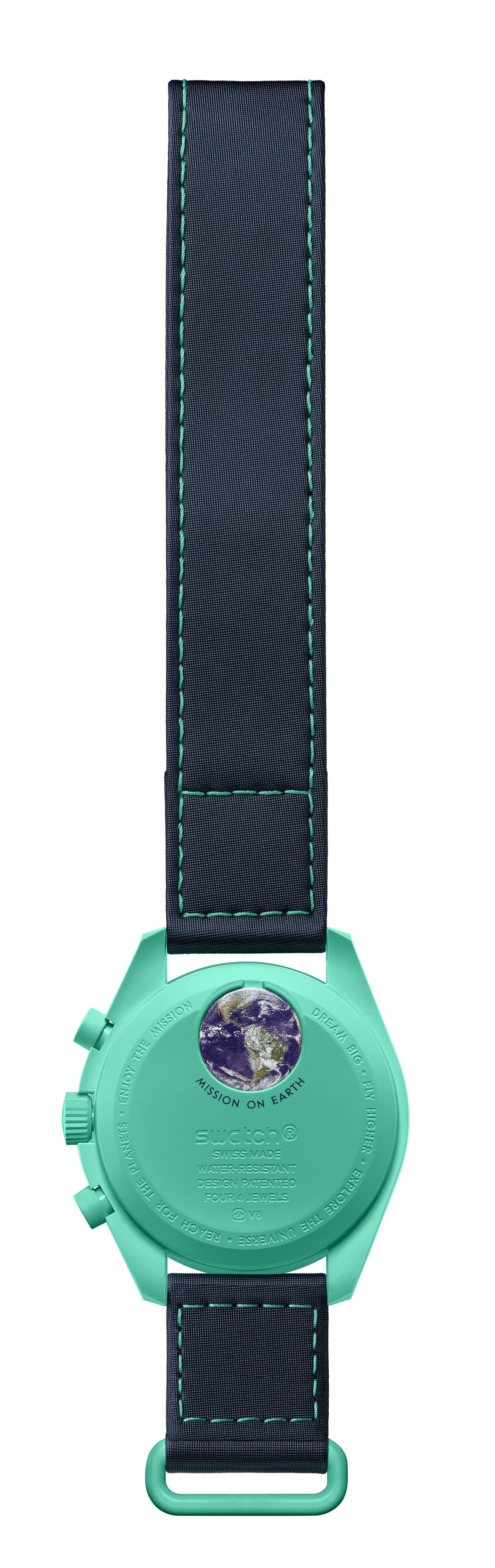 OMEGA オメガ コラボ Swatch スウォッチ 3種類の新しい Bioceramic MoonSwatch MISSION ON EARTHウォッチ グリーン バンド