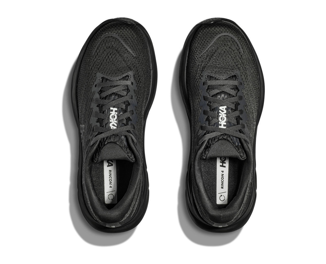 HOKA ホカ スニーカー 新作 RINCON 4(リンコン 4) ブラック 俯瞰