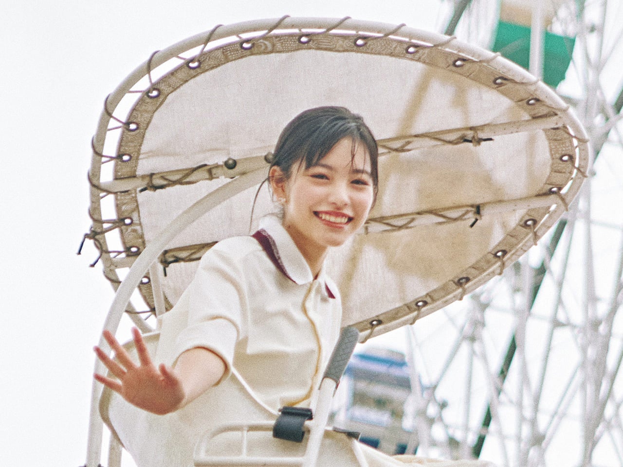 WEB限定カットを特別公開！當真あみの素顔。「スカイサイクルを初体験！」【今いちばん会いたい彼女と】