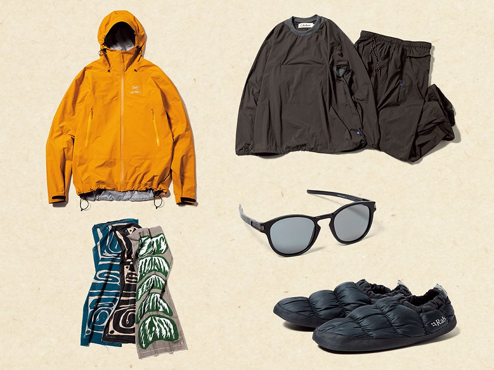 「アークテリクス」の薄手アウターはアガる色を選ぶ！フェス歴20年の“ゆったりキャンプ派”が教えてくれた！120％楽しむギア＆ウエア５選。［ARC’TERYX／Caledoor…］