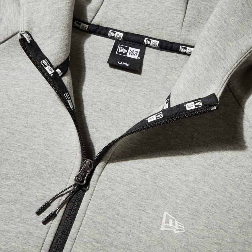 ニューエラ パーカ Sleeve Logo Tech Sweat Full-Zip Hoodie ディテール