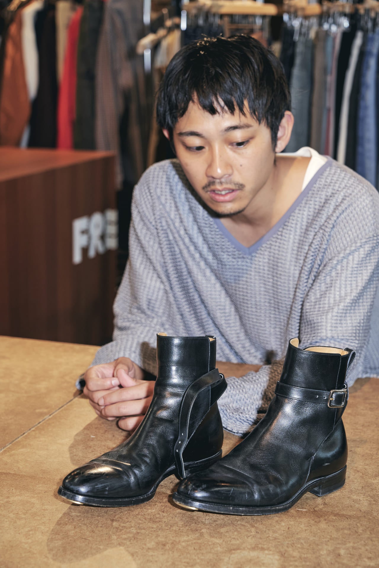 〈CALMANTHOLOGY〉のジョッパーブーツ 2