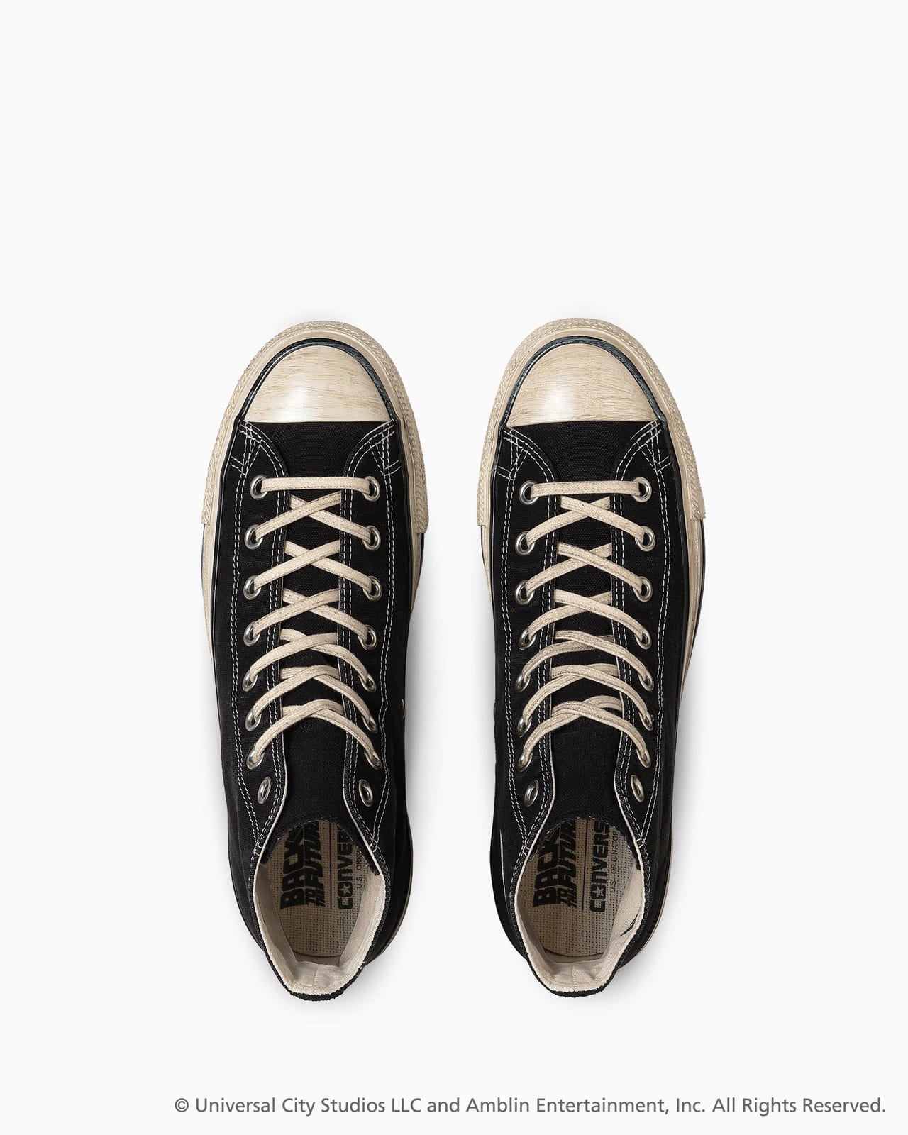 converse コンバース「バック・トゥ・ザ・フューチャー」コラボレーションモデル オーソドックス 俯瞰