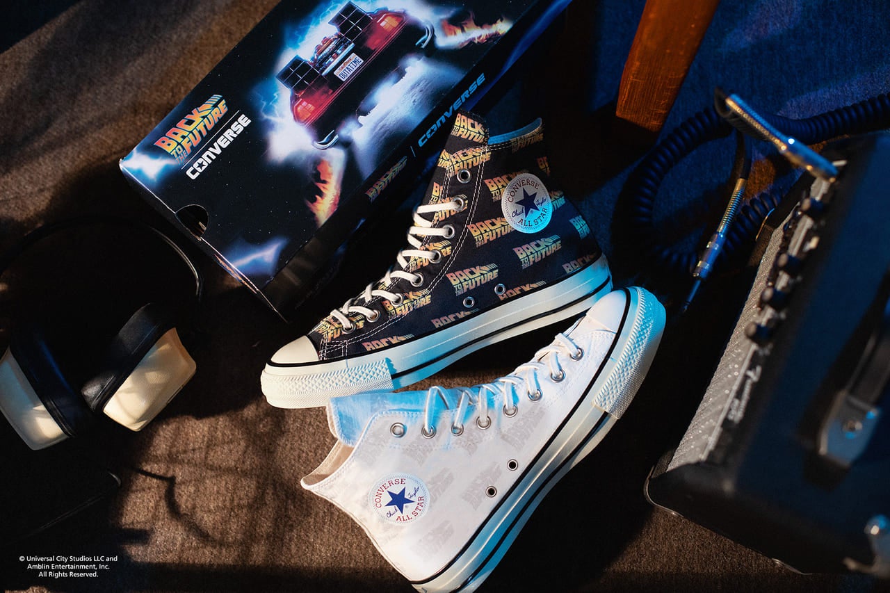 converse コンバース「バック・トゥ・ザ・フューチャー」コラボレーションモデル ビジュアル