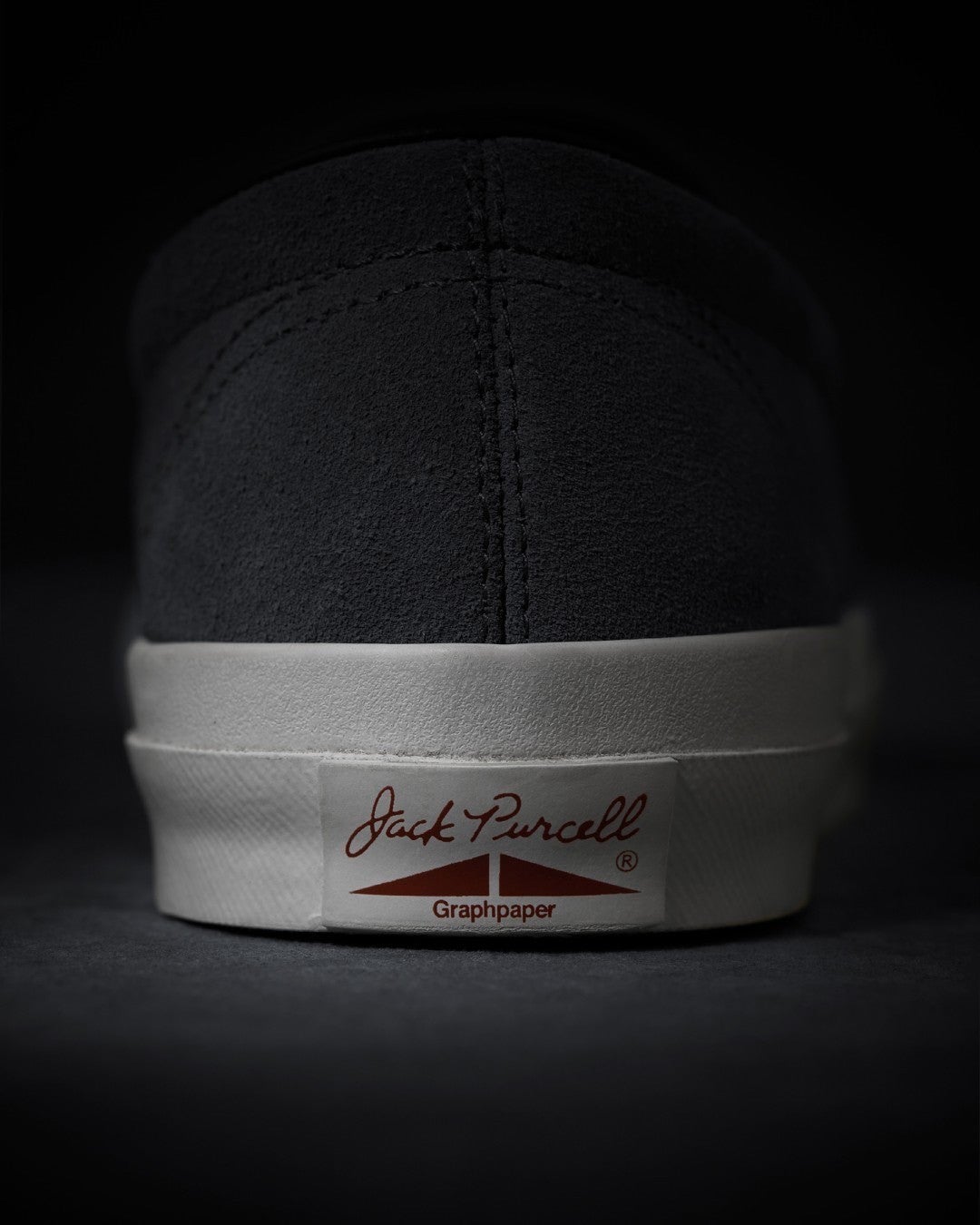JACK PURCELL for Grahpaper JACK PURCELL SLIP-ON / GP グラフペーパー ジャックパーセル キービジュアル 踵