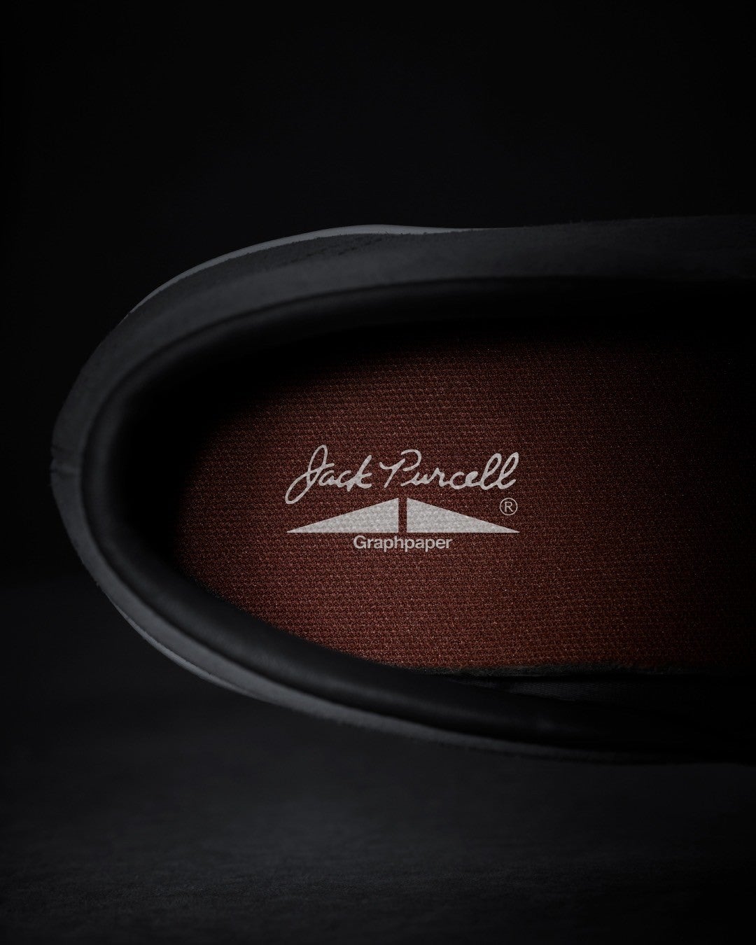 JACK PURCELL for Grahpaper JACK PURCELL SLIP-ON / GP グラフペーパー ジャックパーセル キービジュアル 俯瞰 インソール
