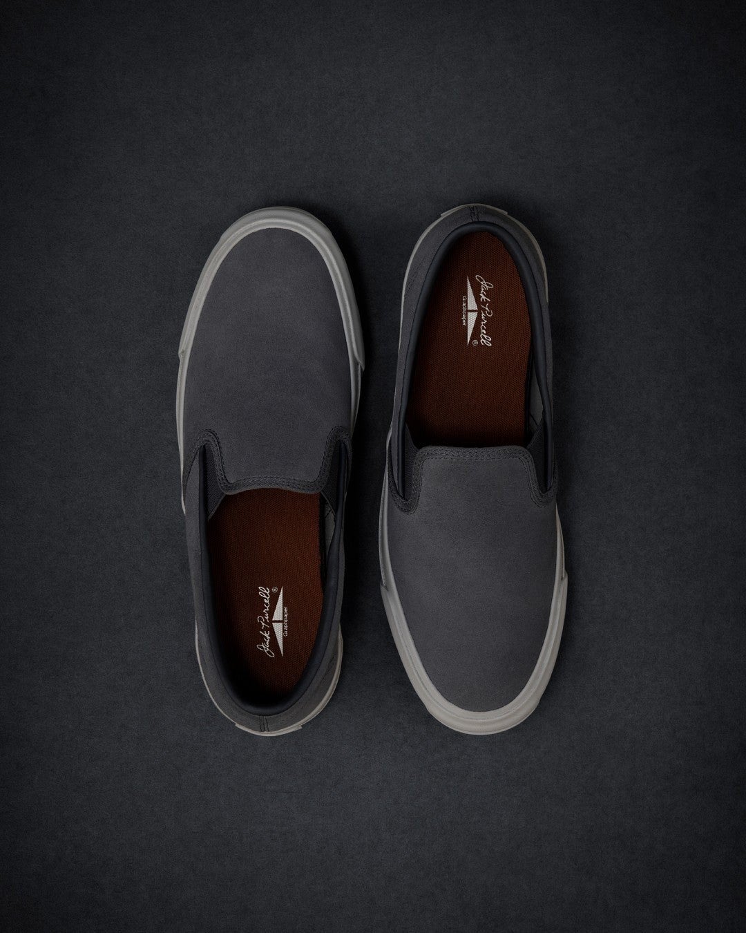 JACK PURCELL for Grahpaper JACK PURCELL SLIP-ON / GP グラフペーパー ジャックパーセル キービジュアル 俯瞰