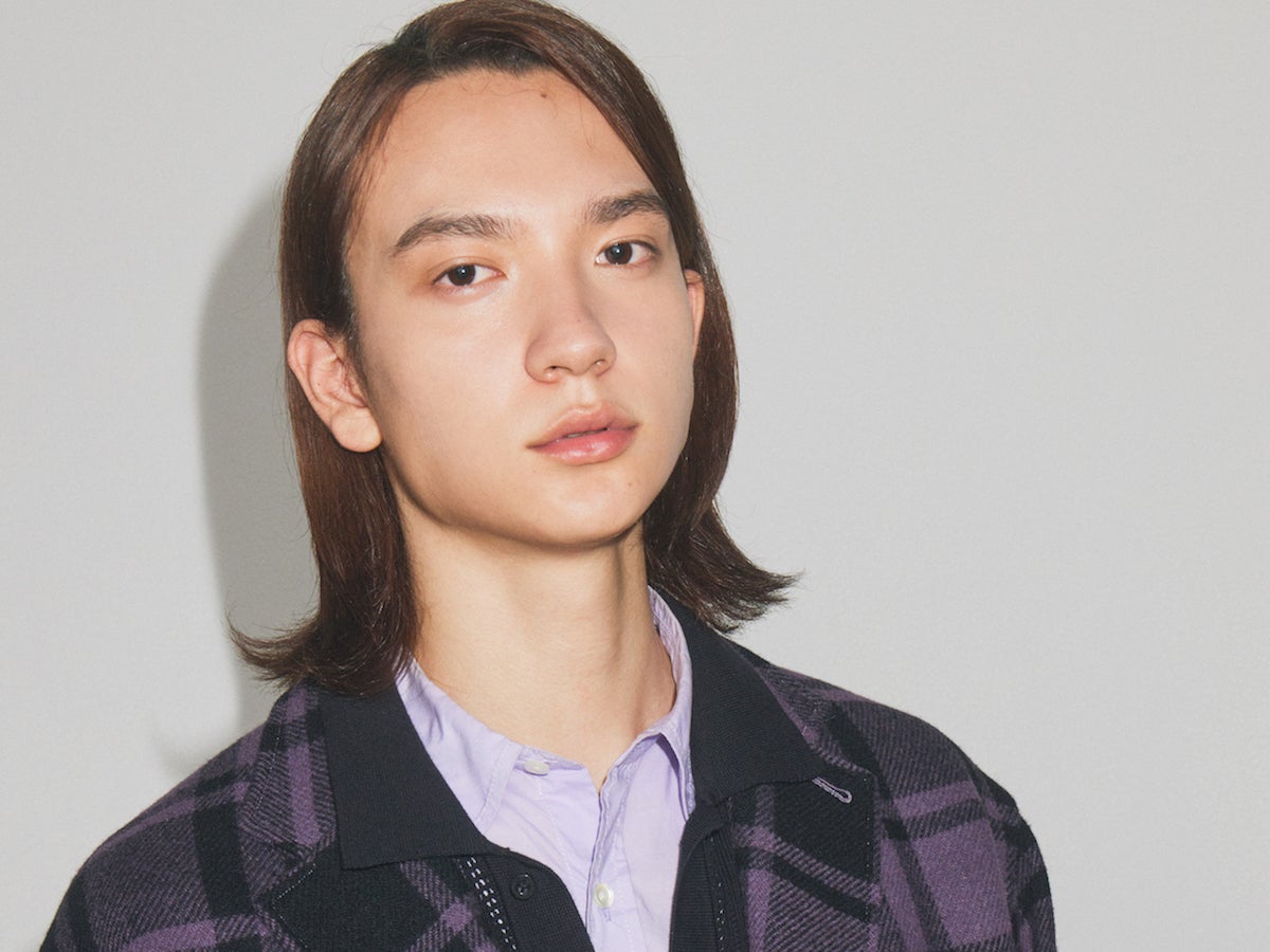 嵐 翔真くん／シンプルなストレートへアが、モードなブリティッシュスタイルをさらに格上げ【ファイナリストたちのNEW LOOK】