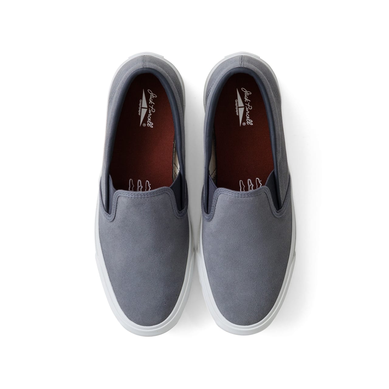 JACK PURCELL for Grahpaper JACK PURCELL SLIP-ON / GP グラフペーパー ジャックパーセル 俯瞰