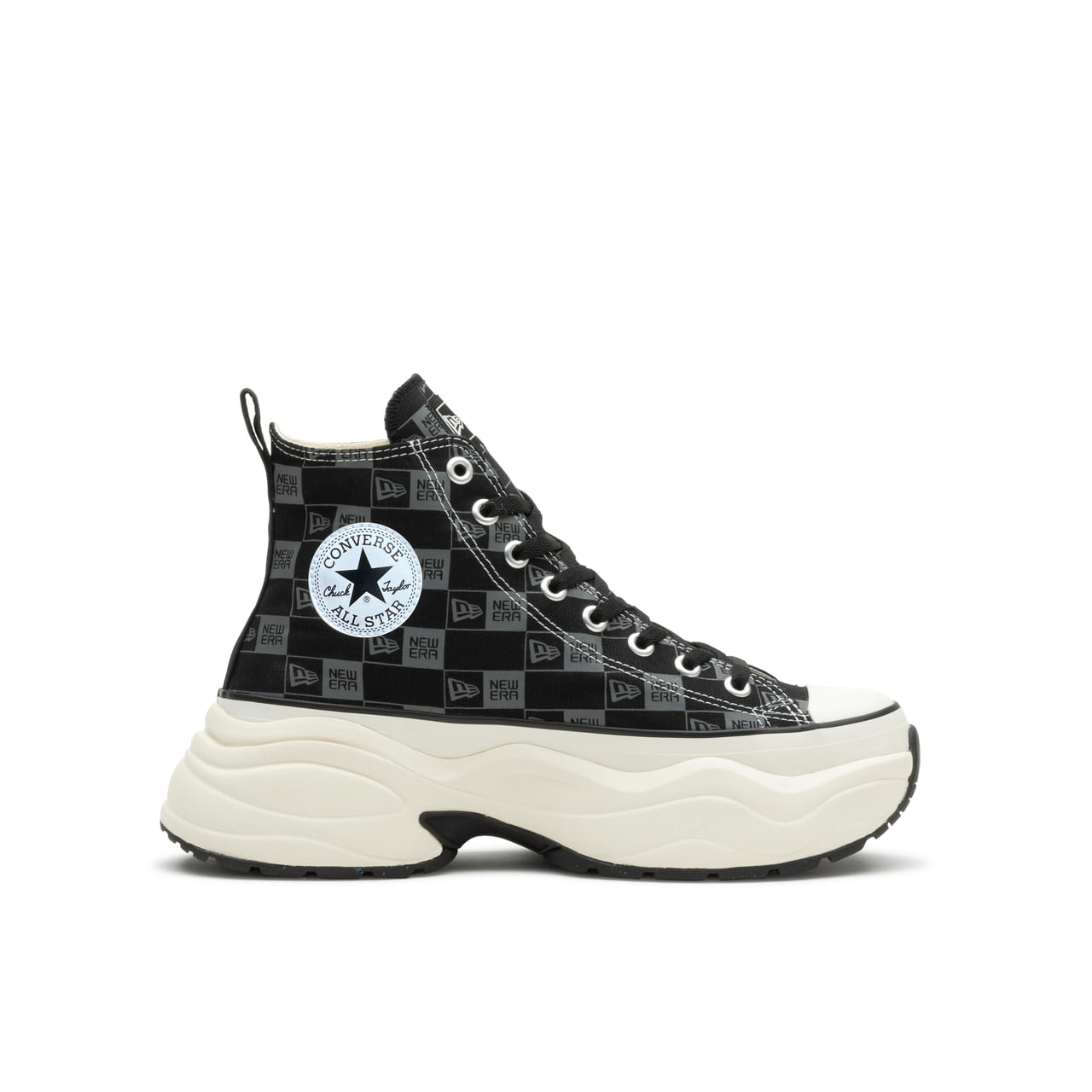CONVERSE ニューエラ 2型 コラボレーションモデル 2 側面 ロゴい