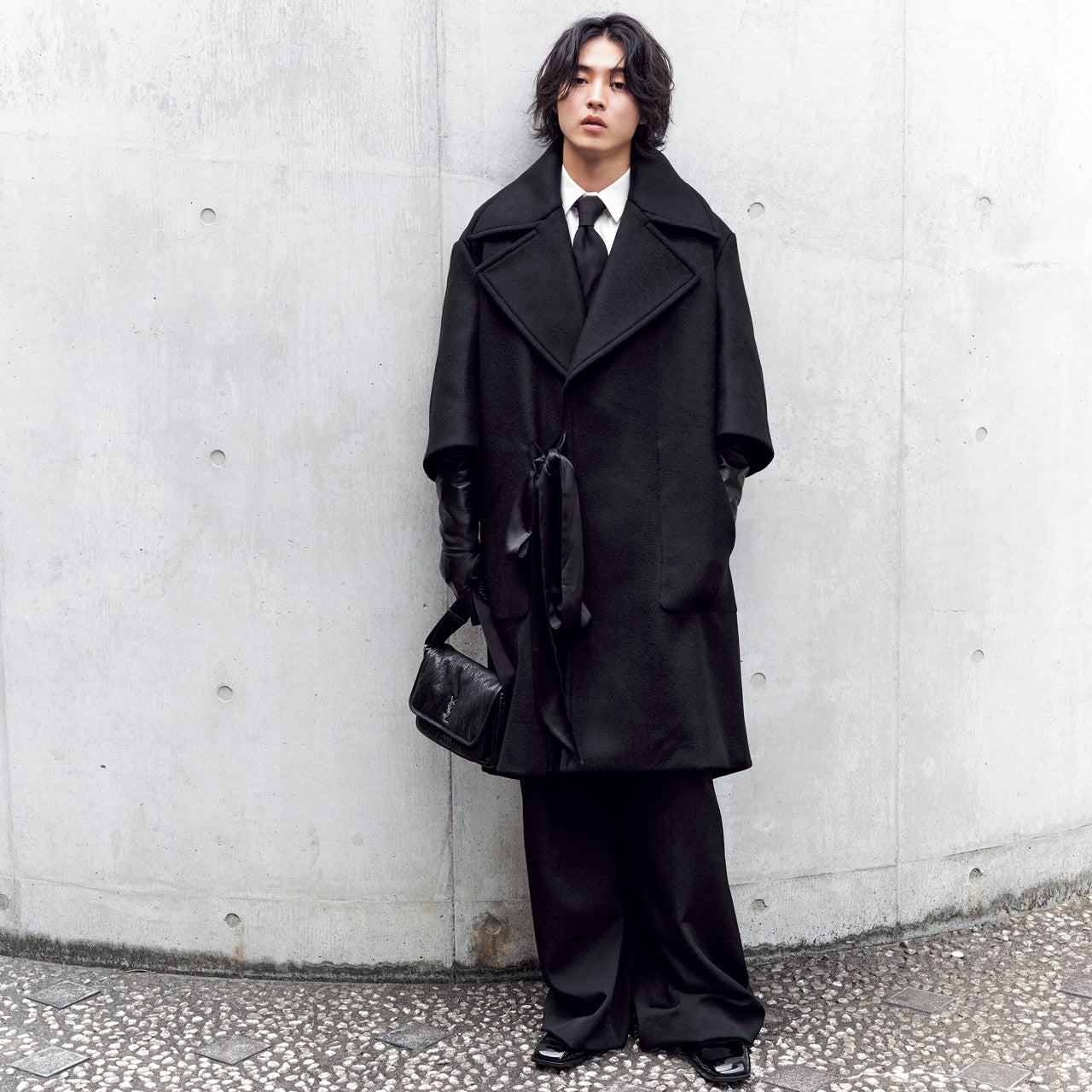 DIOR SACAI ハイブリッドニットテーラード カシミヤ DIOR SACAI