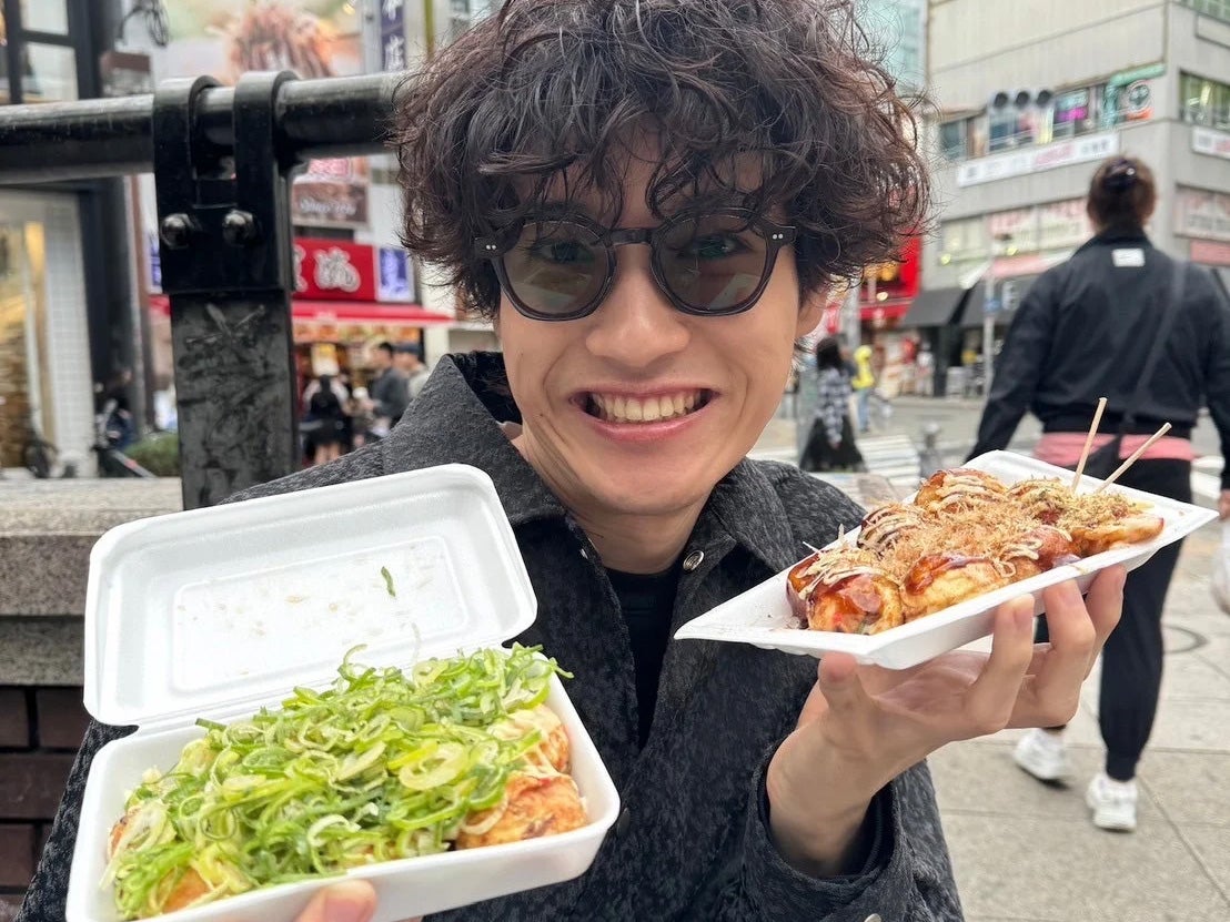 撮影で大阪に。本場のたこ焼きはおいしすぎる！[高橋璃央ブログ 
