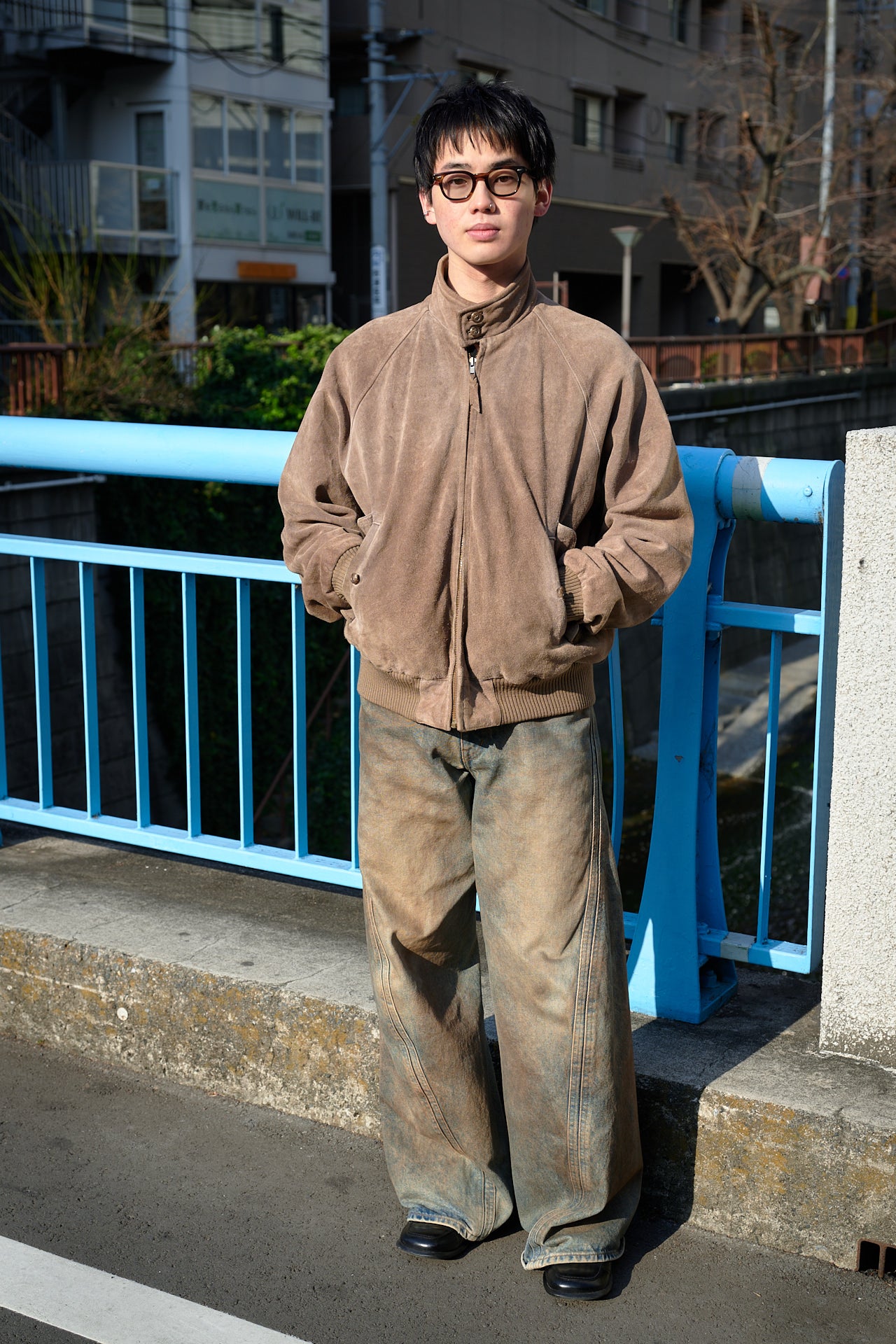 ポロ ラルフ ローレンのスウィングトップのオシャレな着こなし引き