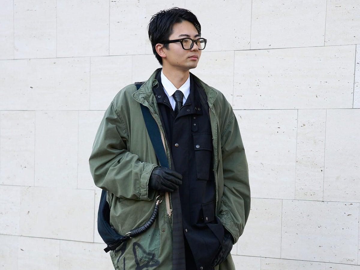 [Gallery]「ポロ ラルフ ローレン」の愛用ジャケットには大好きな「コム デ ギャルソン」を合わせる！【毎日更新！冬のファッションスナップ】