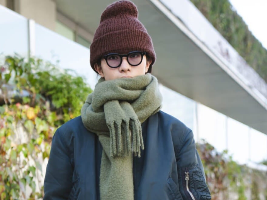 [Gallery]「ユニクロ」のマフラーに「ティンバーランド」のブーツを合わせて。大人っぽいのに遊び心がきいたストリートスタイル！【毎日更新！冬のファッションスナップ／DAY20】