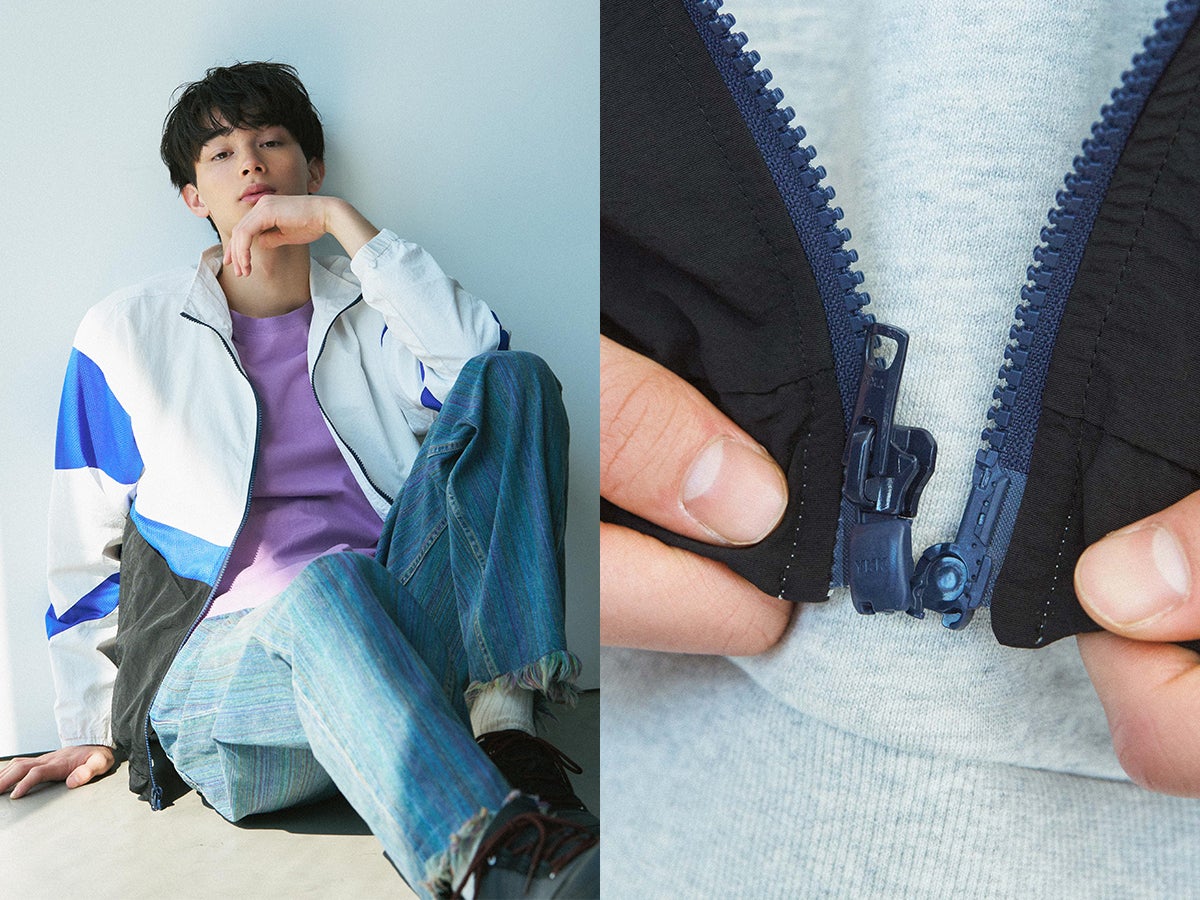 YKKの新感覚ファスナーがストレスフリーな着脱を実現。毎日のコーディネートを快適で、プレイフルに！