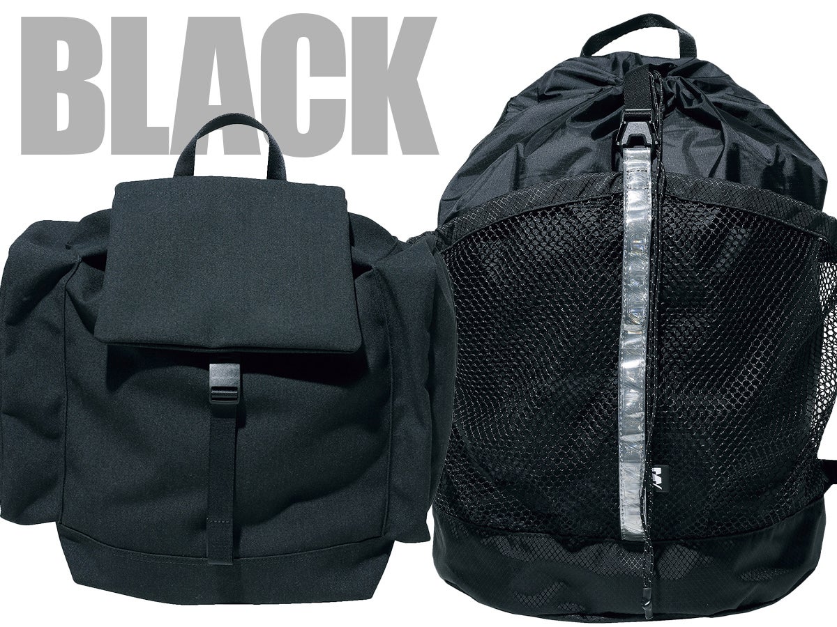 おしゃれになるために。周りに差をつけられる「黒いバックパック」３選。デザインやシルエットも妥協ゼロ！