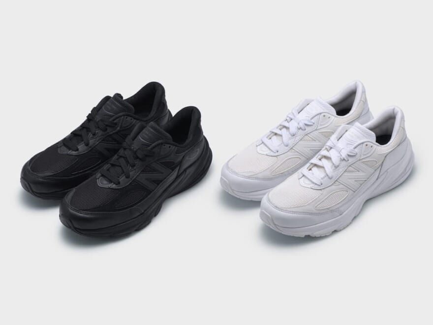 [Gallery]「ニューバランス」と「コム デ ギャルソン・オム」のコラボは初のMade in USA！人気の“990v6”がブラックとホワイトの大人ワントーンスニーカーに！