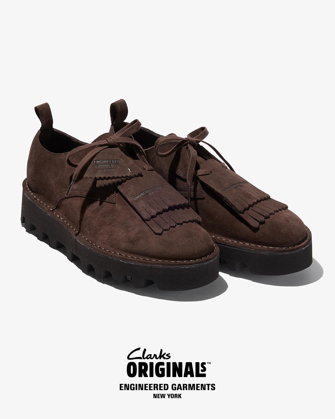 ENGINEERED GARMENTS Clarks Originals コラボレーション第二弾 エンジニアドガーメンツ クラークス