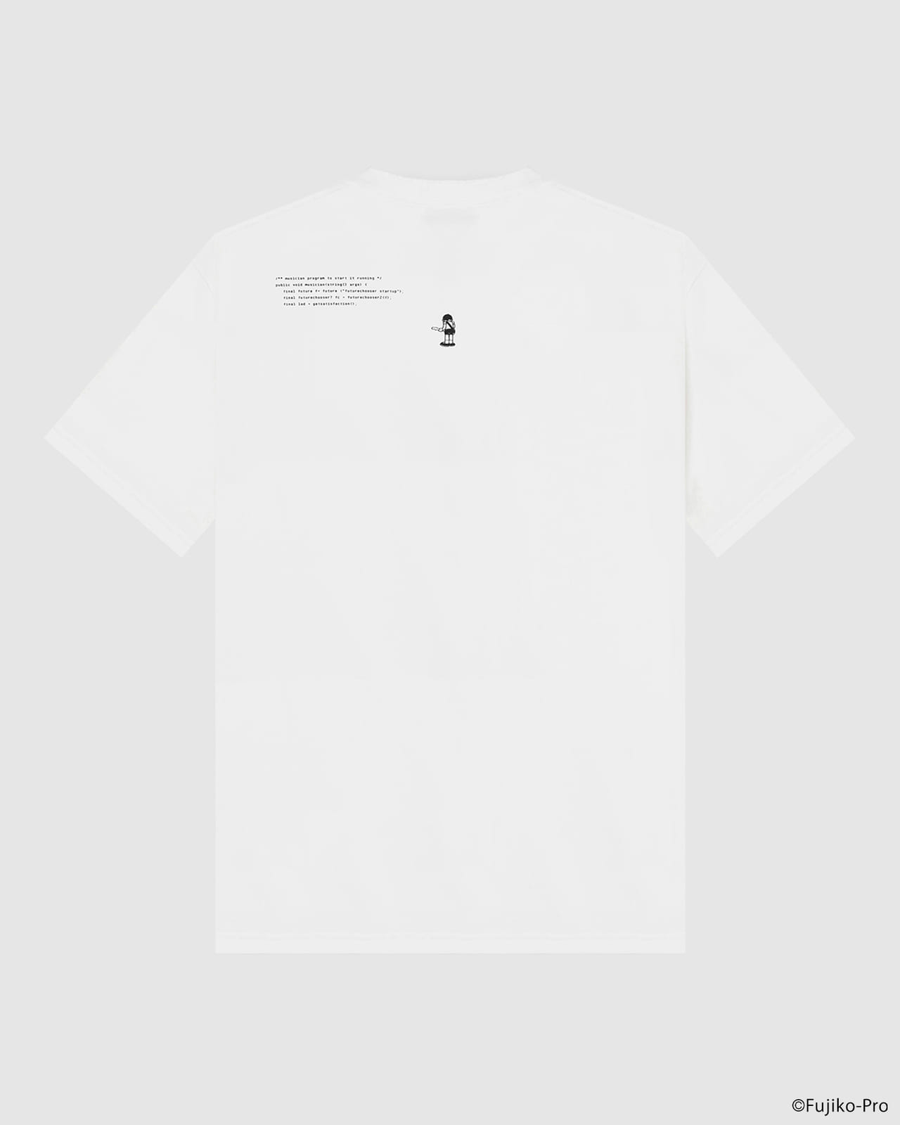 LAD MUSICIAN 『ドラえもん』 Tシャツ ホワイト ブラック 背面