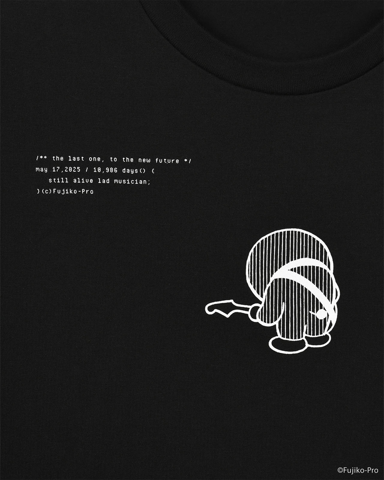 LAD MUSICIAN 『ドラえもん』 Tシャツ ブラック デザイン