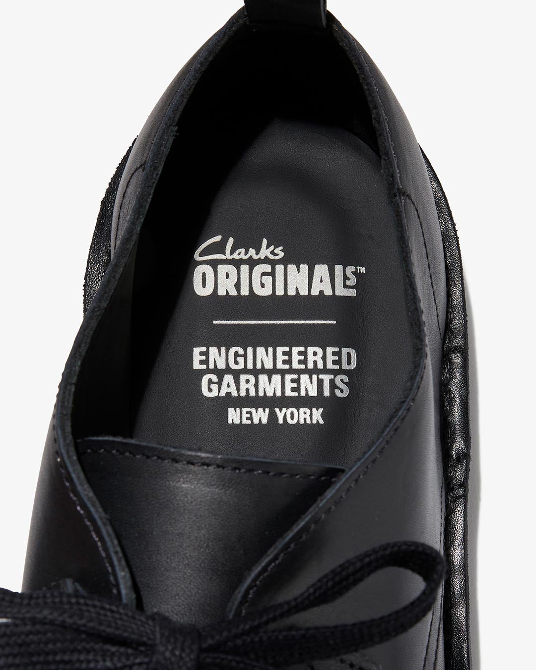 ENGINEERED GARMENTS Clarks Originals コラボレーション第二弾 エンジニアドガーメンツ クラークス ブラック ソール