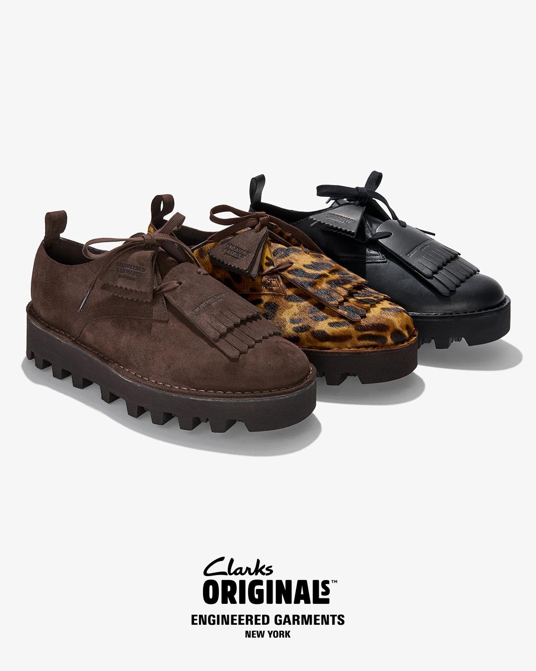 ENGINEERED GARMENTS Clarks Originals コラボレーション第二弾 エンジニアドガーメンツ クラークス ビジュアル