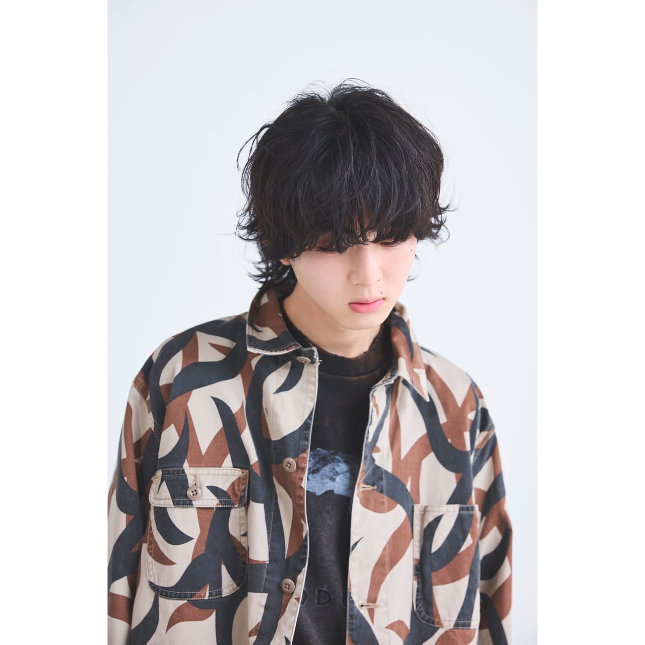 メンズのイチオシパーマスタイル 下向き