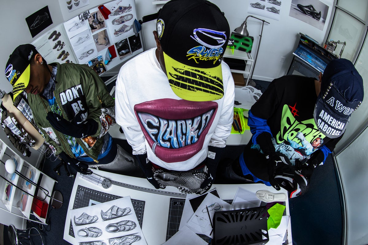 PUMA x A$AP ROCKY look