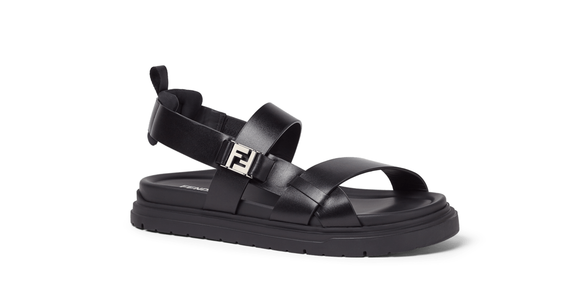 FENDI「FF」サンダル BLACK