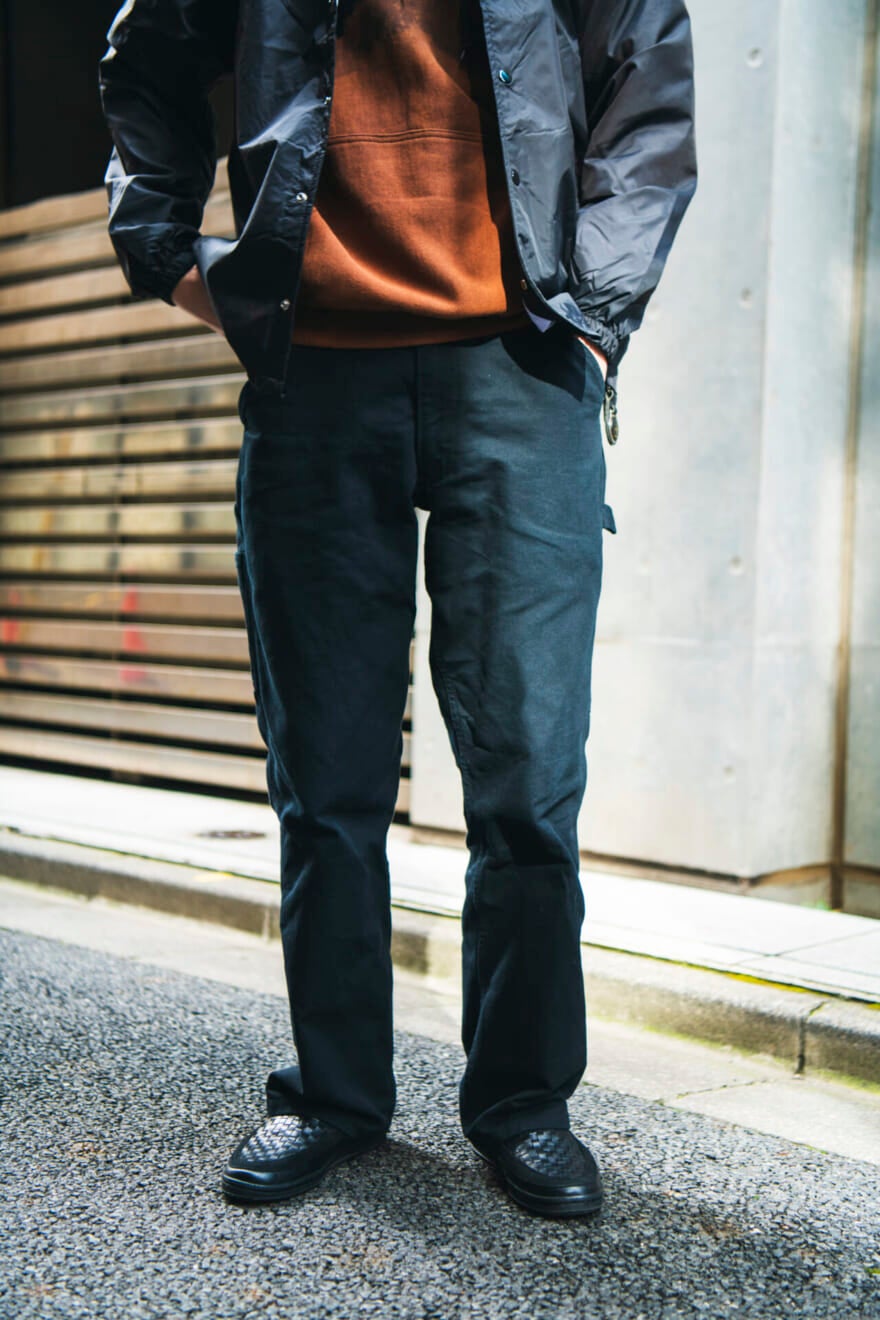 中田圭祐の私服スナップ、パンツ正面