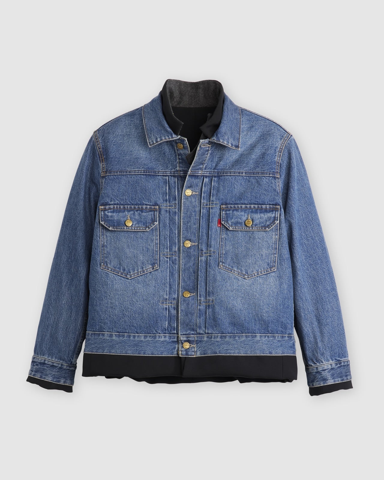 Levi’s® sacai リーバイス サカイ　ブルージャケット　　リバーシブル　　正面　デニム