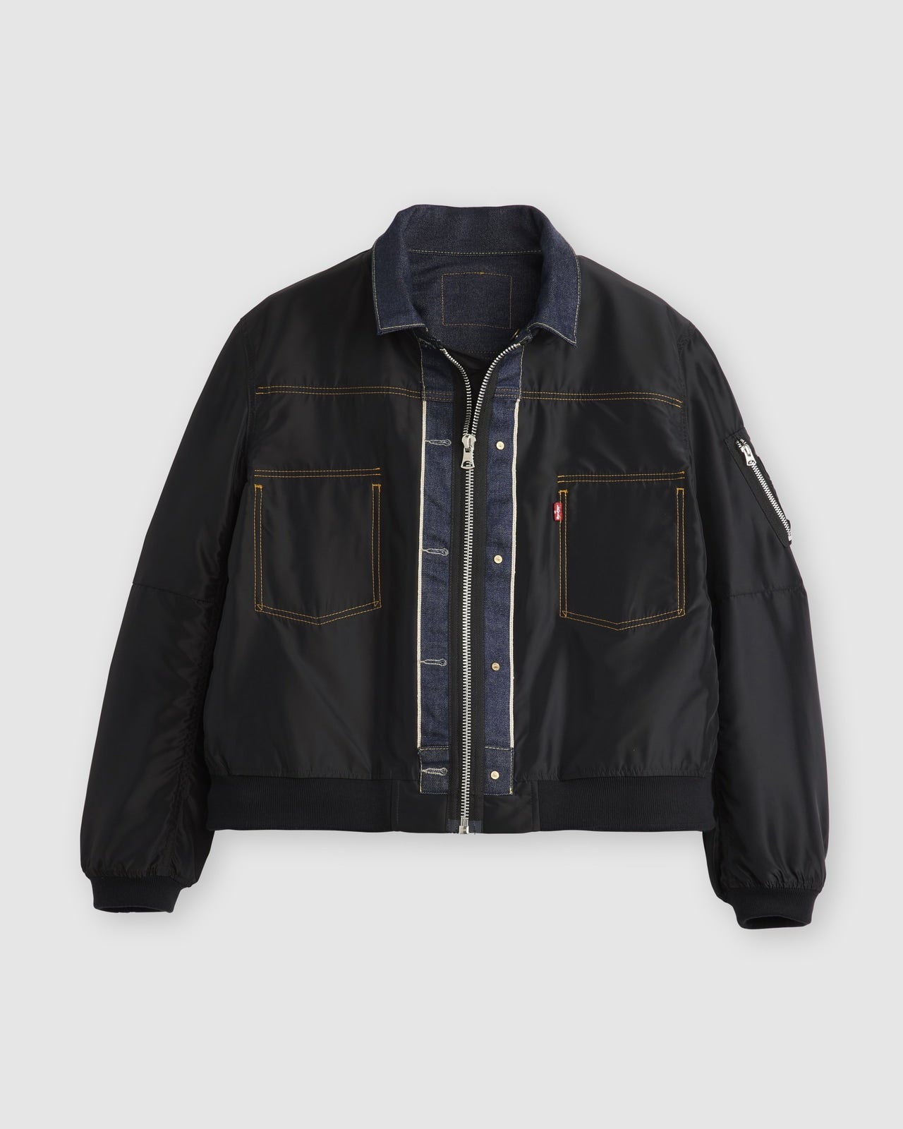 Levi’s® sacai リーバイス サカイ　ブルゾン　デニム　正面　ファスナー