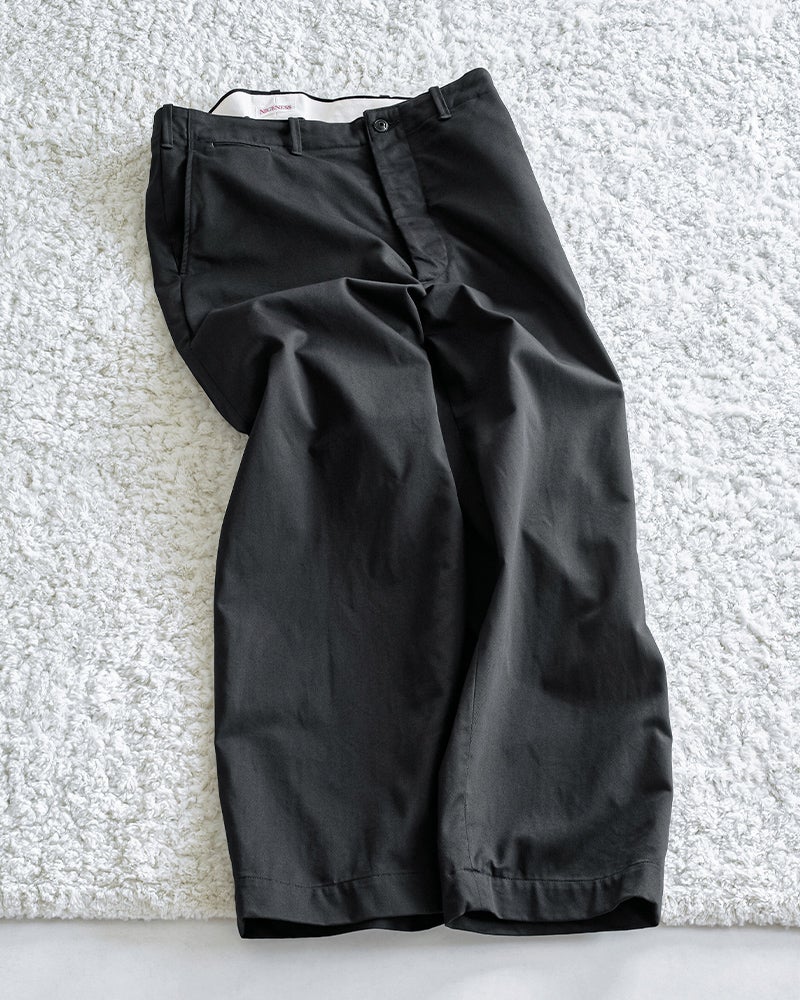 NICENESSのGARVEY / OFFICER CHINO TROUSER