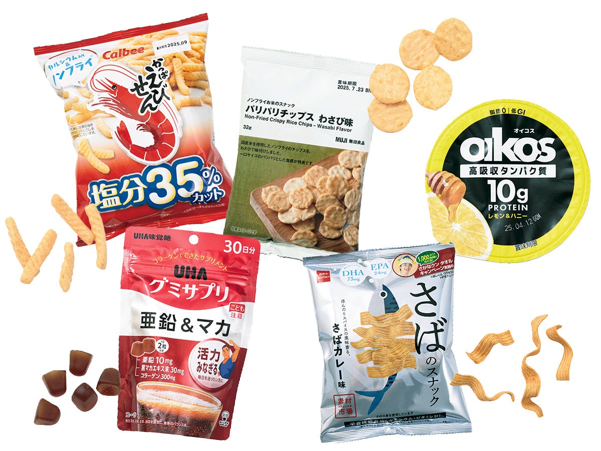 【ヘルシーおやつ13選】キーワードは、プロテイン・低糖質・ノンフライ！？トレーニング中の強い味方にも。［グミサプリ／豆腐スイーツバー／かっぱえびせんetc…］