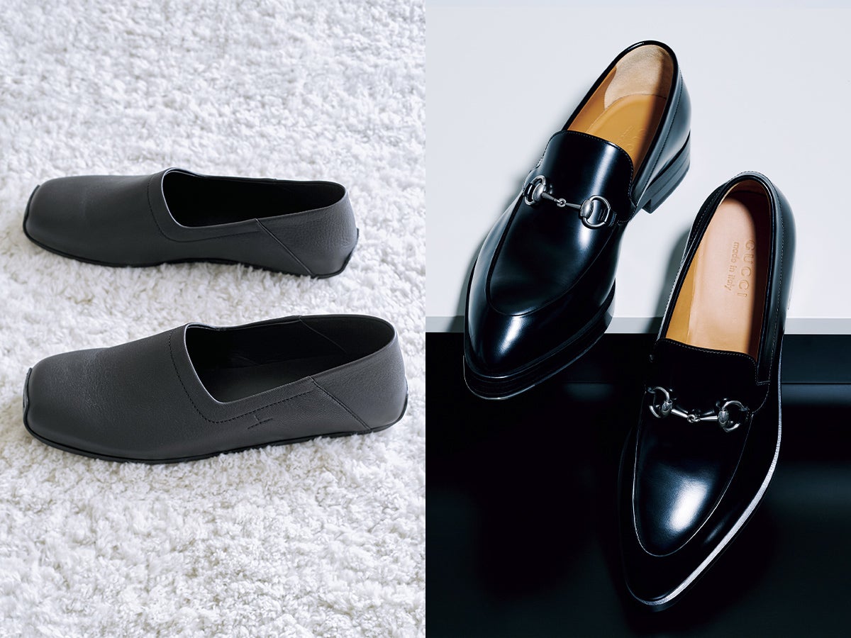 エルメス」のモカシンか、「グッチ」のローファーか。5月に買う